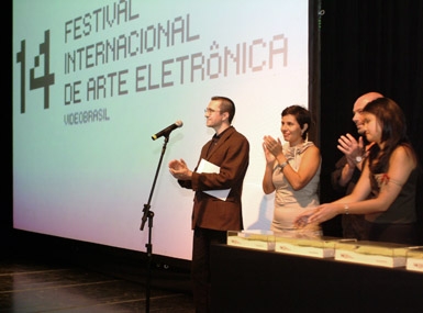 
	Award jury, 14th Videobrasil Competitive Show: Christine Tohme, Rodrigo Alonso, Kátia Canton, Frédéric Papon
