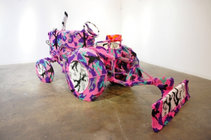 
	Tractor, Agata Olek's work, from the series Crocheted gallery
