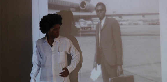 
	Wura-Natasha Ogunji, A Tortoise Walks Majestically on Window Ledges, 2012, Performance (CCA, Lagos). Courtesy CCA, Lagos
