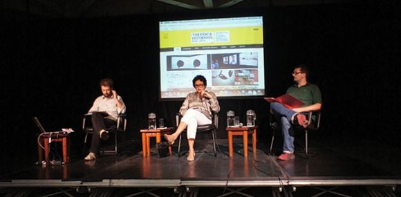 
	Public talk with curators Solange Farkas, Marcio Harum and Fernando Oliva. Southern Panoramas | 17th International Contemporary Art Festival SESC_ Videobrasil - Santos (2012 - 2013)
