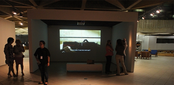 
	Videobrasil On Tour exhibition view, in Santos
