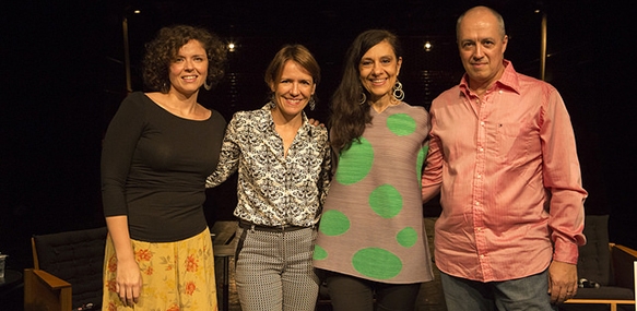 Sabrina Moura, Tânia Rivera, Andrea Giunta e Julio Pimentel
Photo: Tiago Lima


